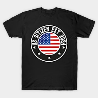 funny us sitizen est 2024 T-Shirt